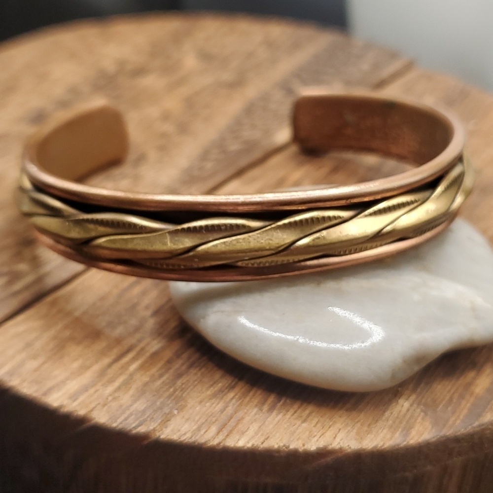 Celtic‎ viking cuff Valhalla copper solid bracelet B2605 collectible collectors